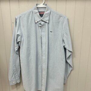 Vineyard Vines Boys XL Blue Whale Shirt button down